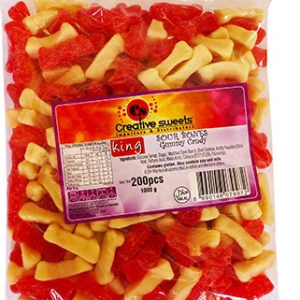 King Sour Bones Gummies - 1kg