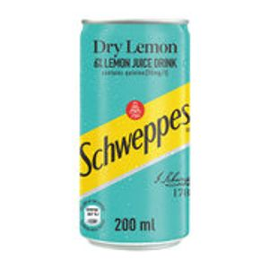 Schweppes Dry Lemon 200ml x 6 pack