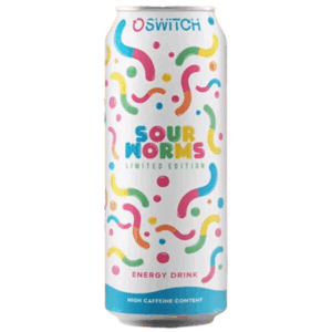 Switch Sour worms Energy drink 500ml - 6 pack