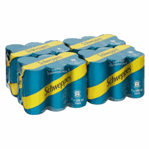 Schweppes Lemonade Can 200ml-6 pack