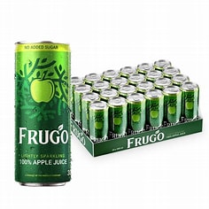 Frugo 100% Lightly Sparkling Apple Juice 300ml